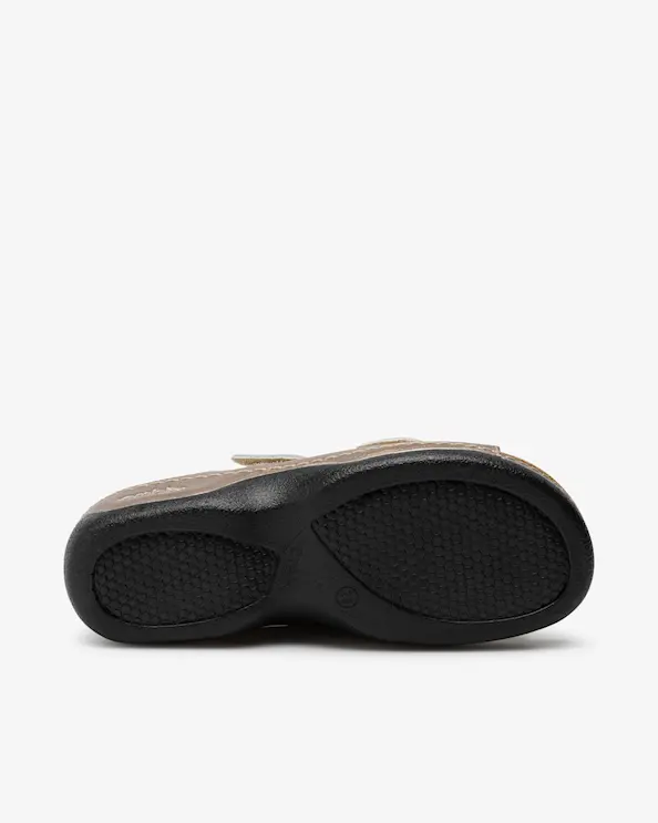 Embla 2530 Ergoflex Sandal Champagne/Metallic