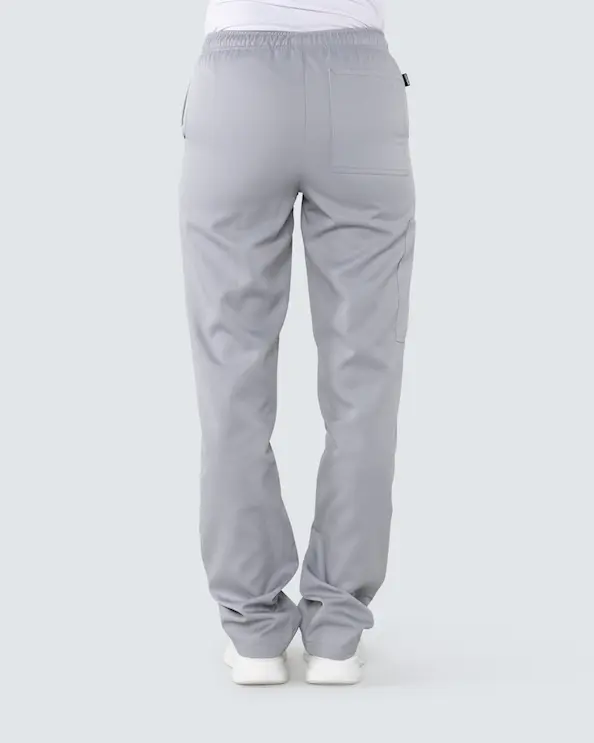 Kentaur arbeidsbukse med elastisk midje Marine Lysegrå