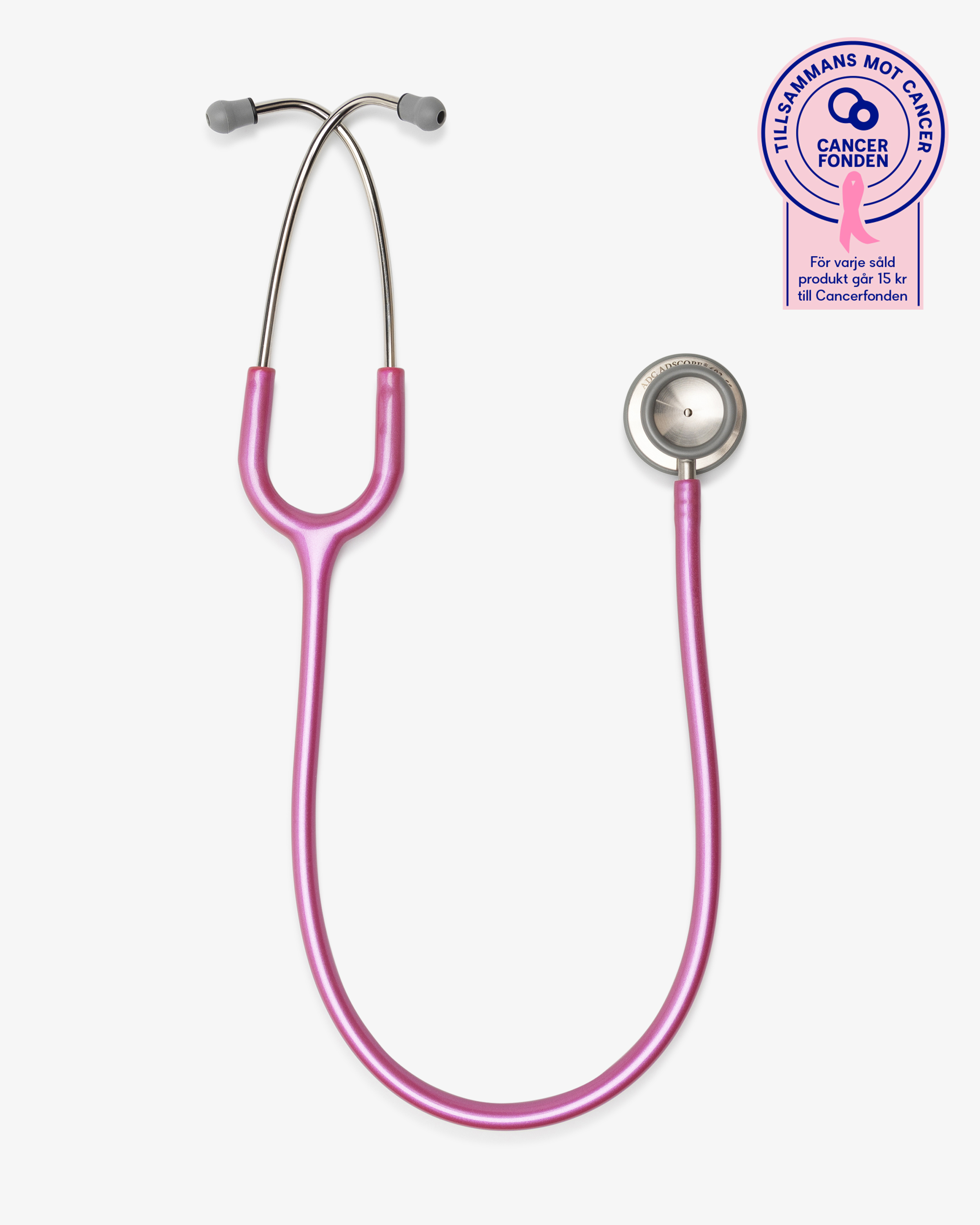ADC Clinician Stetoskop 603 Metallic Hindbær