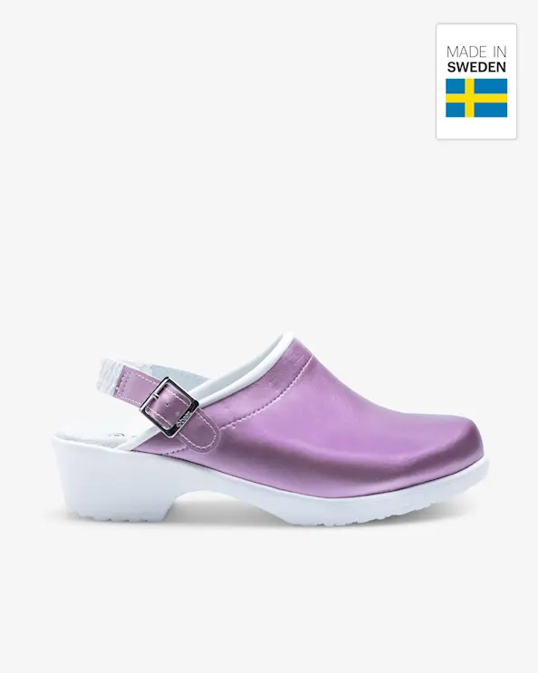 Beez Työkengät Klassinen, matta Roosa Metallic
