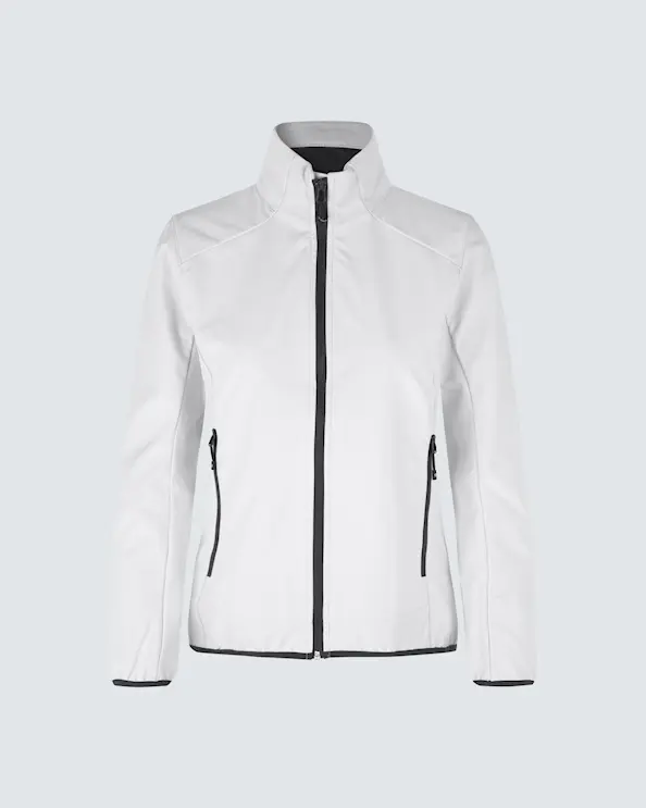 ID Identity Core Softshelljacke Damen Weiß