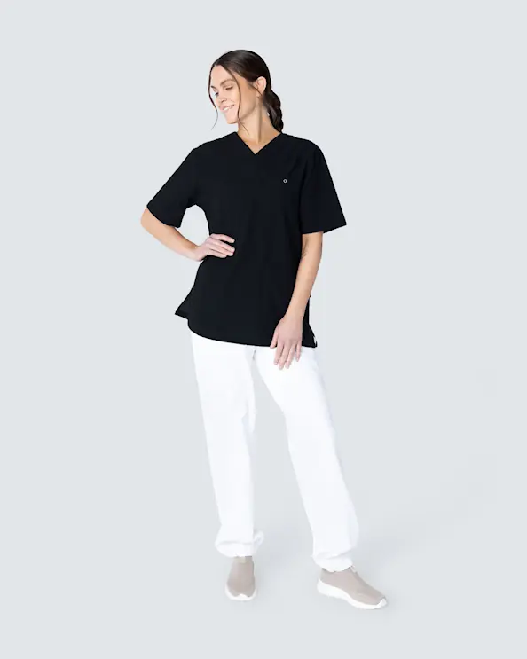 South West Cotton Crinkle Calle Bussarong Unisex Svart
