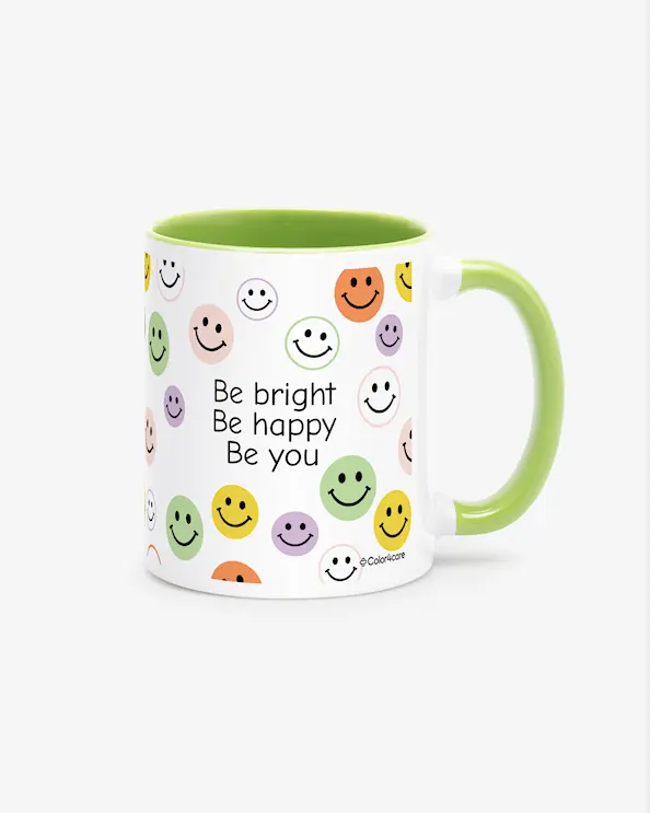 Mugg Smiley vibes  Grön