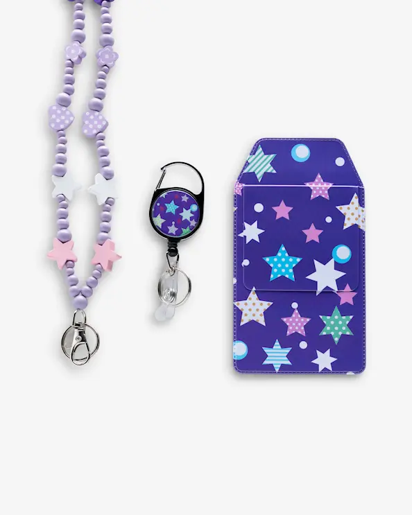 Arbetstillbehör Kit Stjärnor Lila
