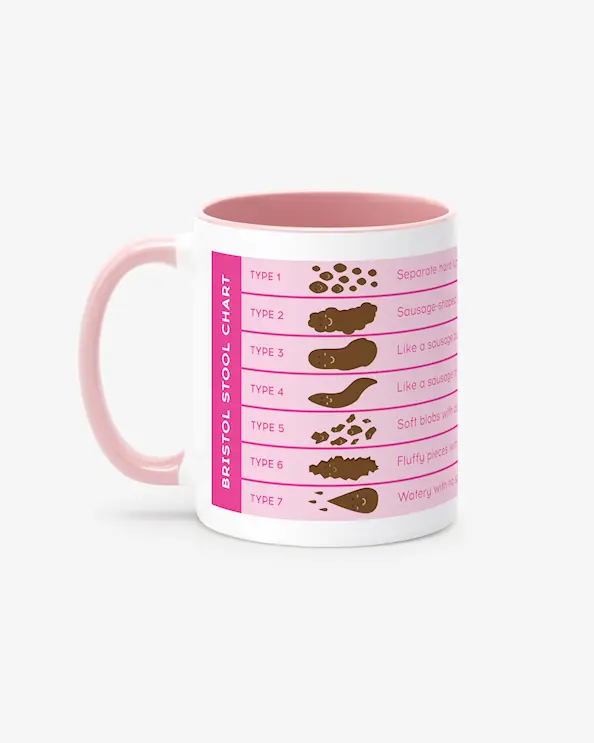 Mugg Poo Rosa
