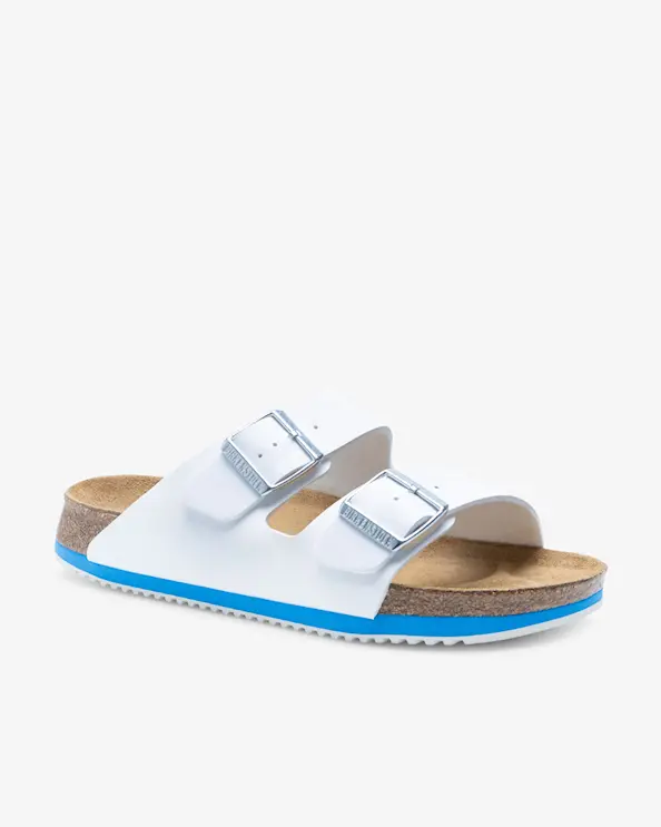 Birkenstock Professional Arizona SL White/Blue Sandal