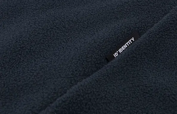 ID Identity Miesten Mikrofleecetakki Zip-n-mix Harmaa