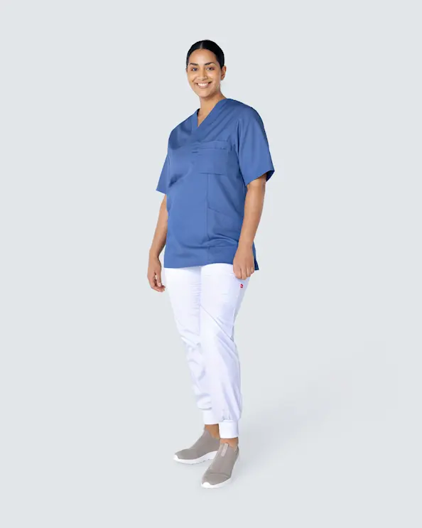 Segers Denimblå Tunika Tencel Unisex