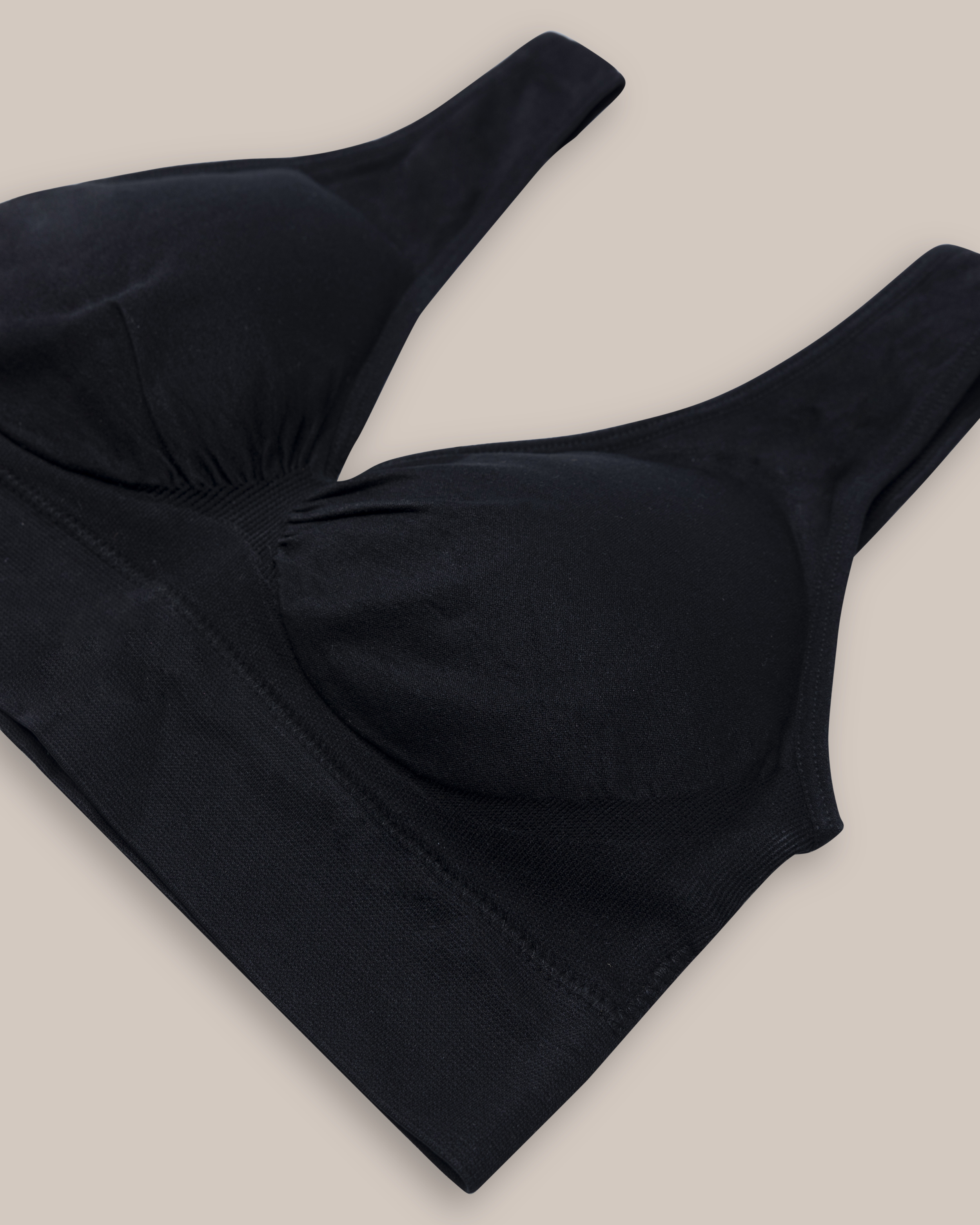 Seamless Top Marie udtageligt indlæg Sort