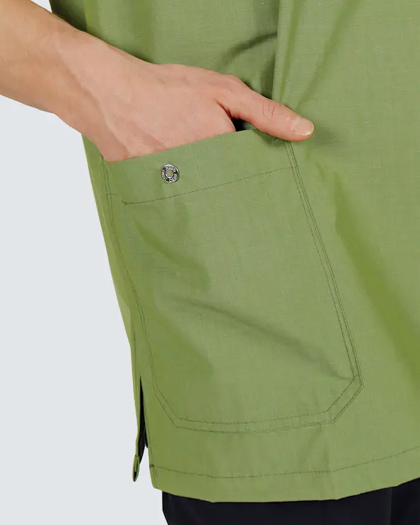 Nybo Nature Lysegrønn Tunika med knapper Unisex