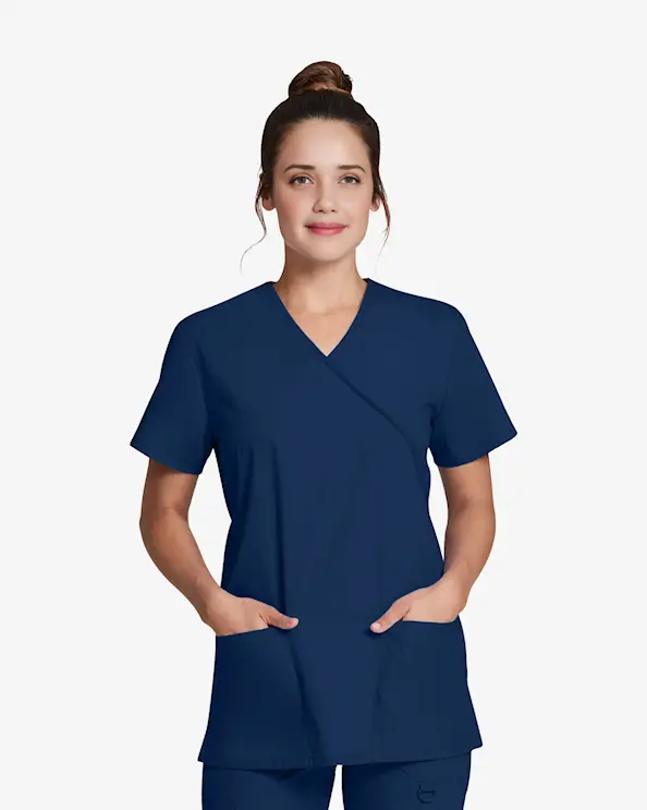 Dickies Signature Mock Wrap Top DKE632 Marin