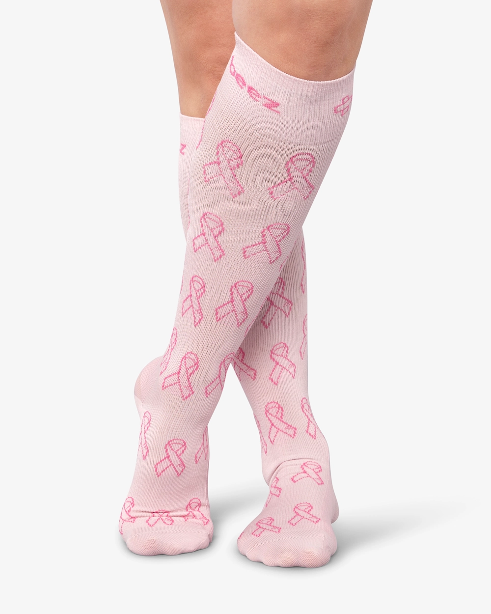 Beez Støttestrømpe Lyserød oktober Lys pink