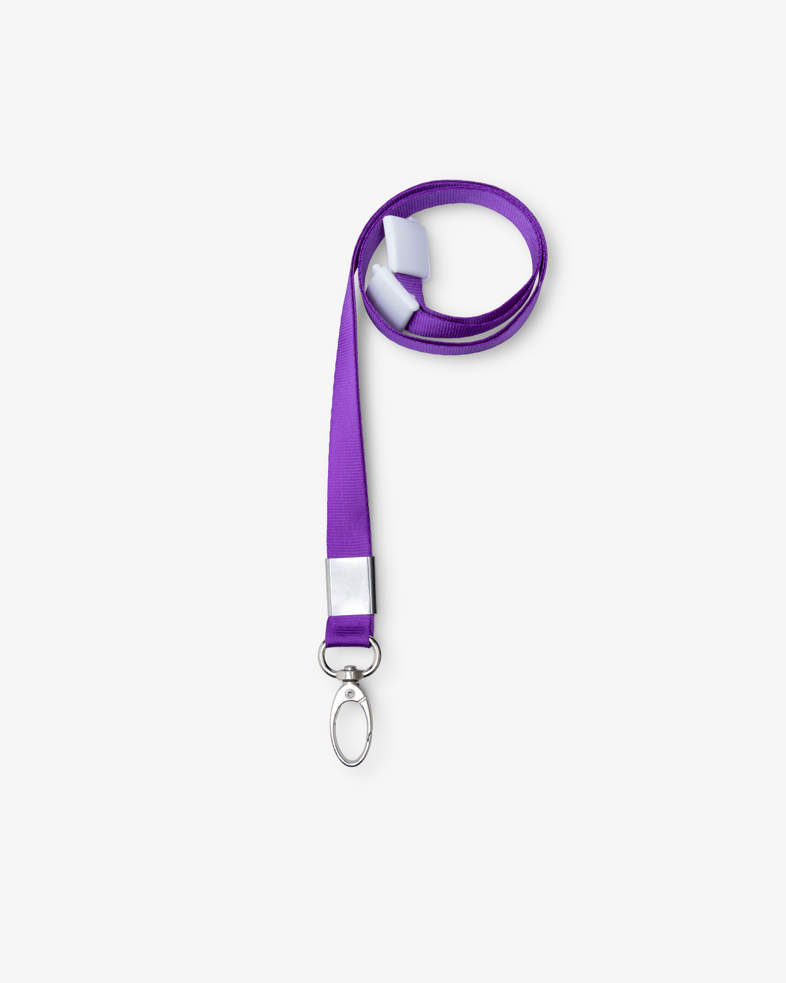 Nyckelband Solid Mörklila