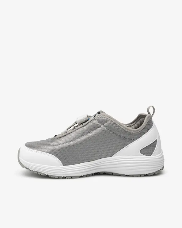 Safety Jogger Maud Slip-on Sneaker Bred Ljusgrå