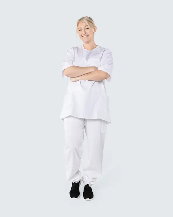 Kentaur Comfy Fit Hvit Kittel