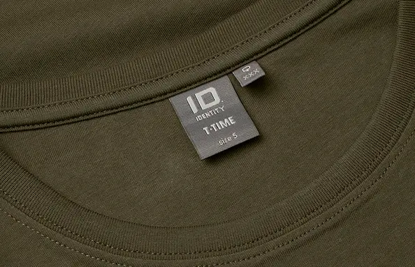 ID Identity Naisten T-paita T-TIME Oliivinvihreä