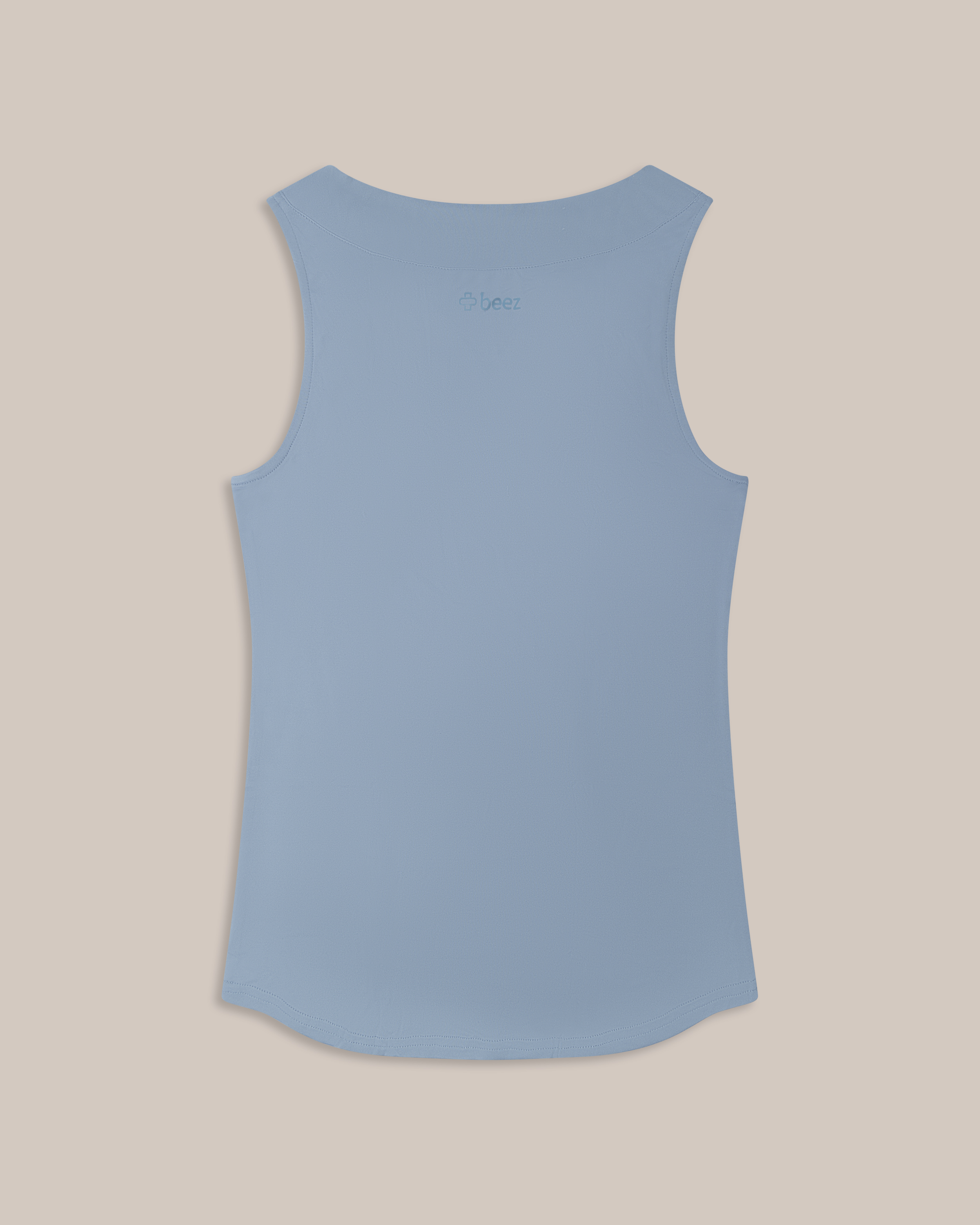 Beez Singlet V-hals Blå 3-pakning