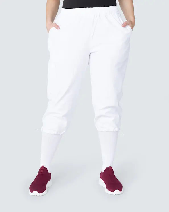 Almedahls Hvit Capribukse Unisex